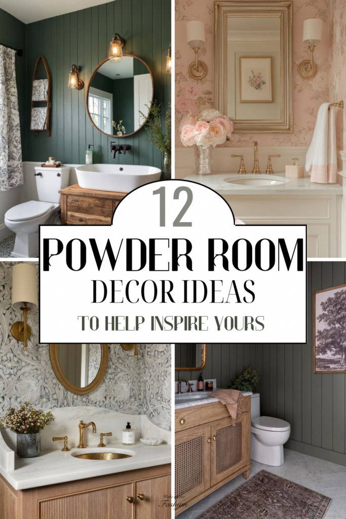 12 Powder Room Decor Ideas To Help Inspire Yours For 2025 - Wake Up For ...