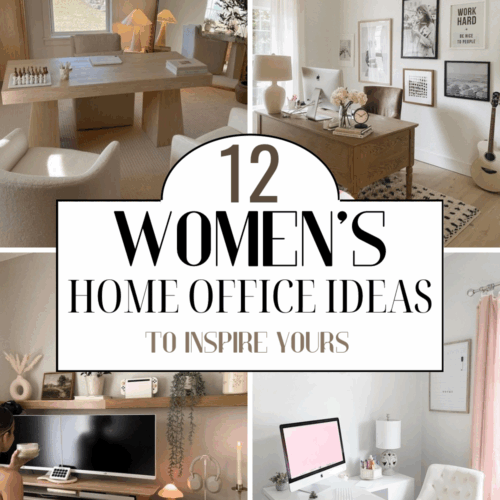 Home office ideas for women.