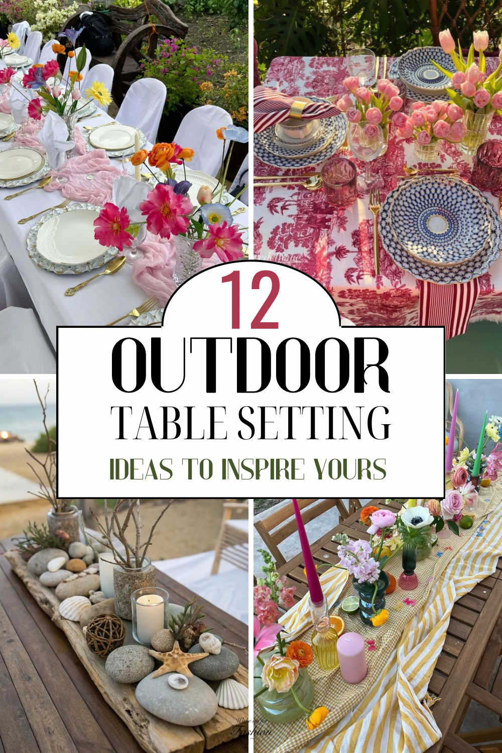 12 Outdoor Table Setting Ideas To Use For Your Next Garden Party