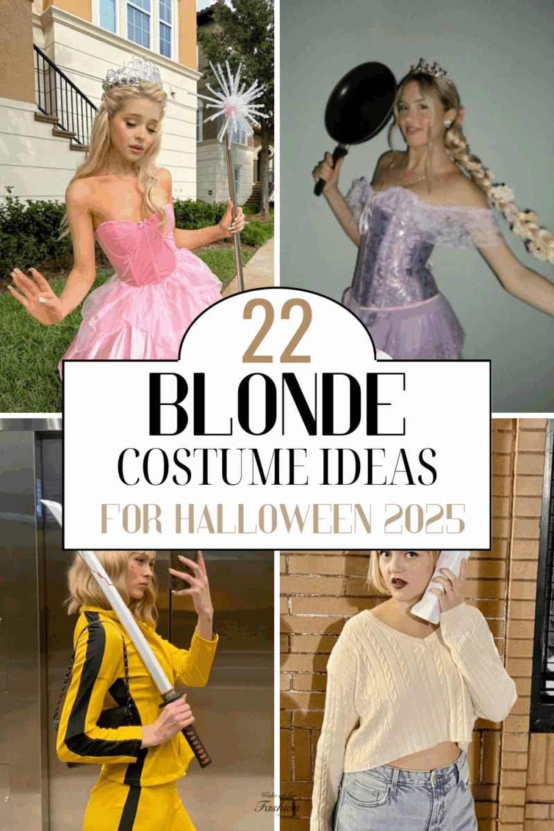Blonde Halloween costume ideas