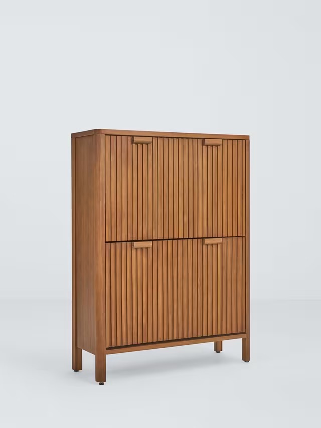 Bamboo shoe cabinet