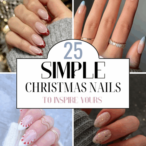 25 Simple Christmas Nail Designs To Inspire Your Christmas Nails