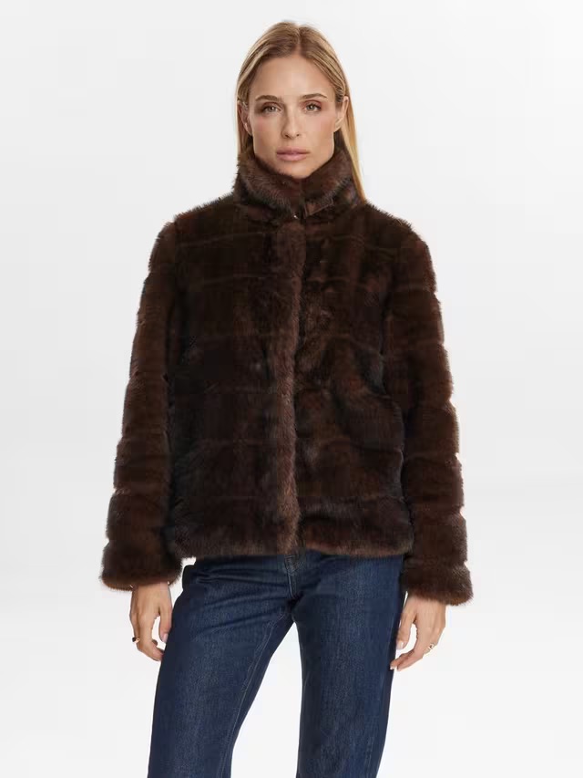 Windfall faux fur jacket