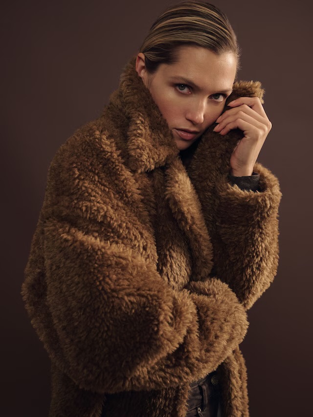 DARLA
TEDDY COAT WITH WOOL IN BROWN