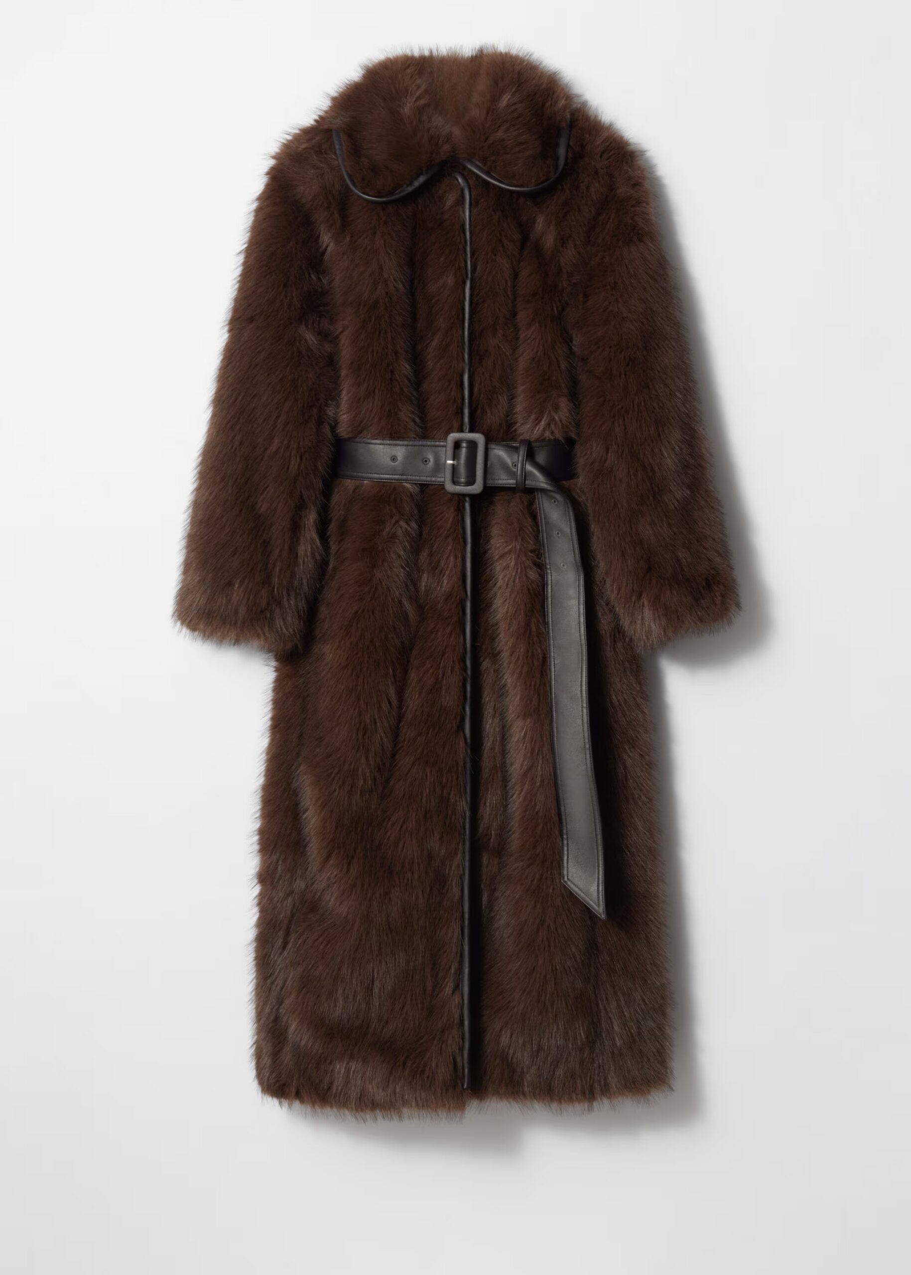 Belted faux fur coat from & Other Stories