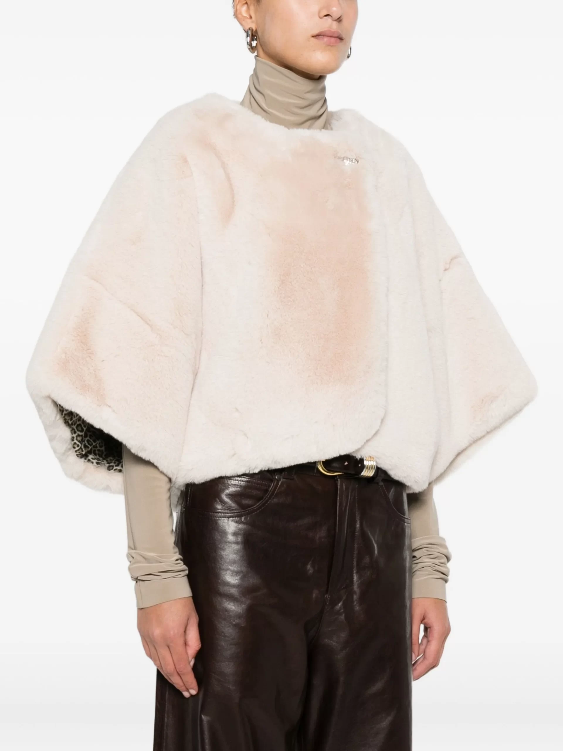 Blugirl faux fur coat