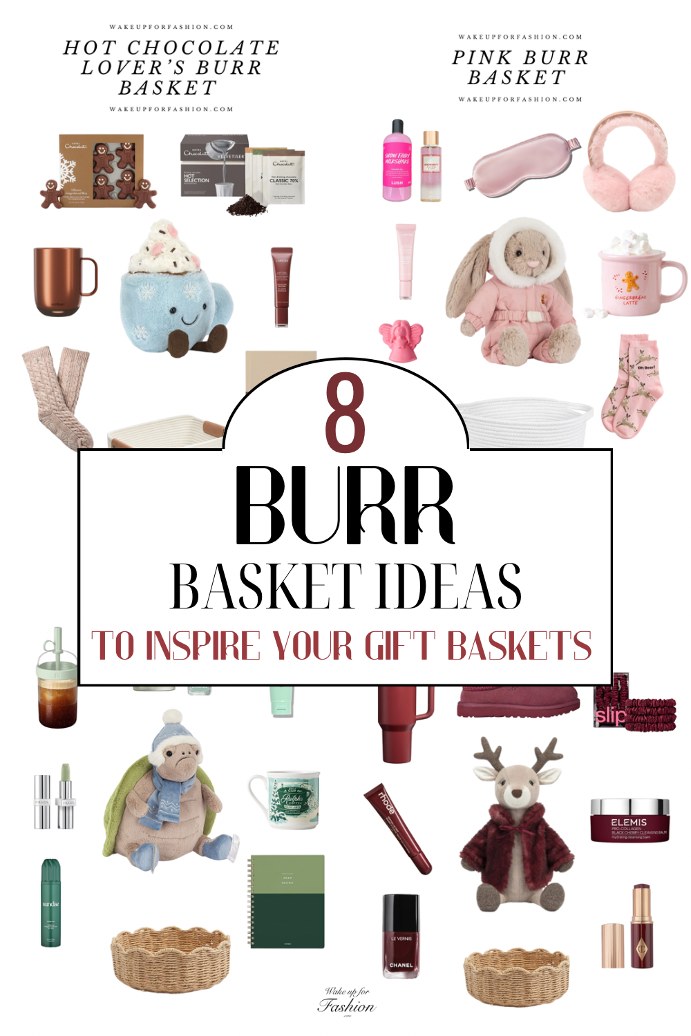 Burr basket ideas for Christmas
