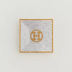 Hermes Mosaique au 24 gold square plate n°1