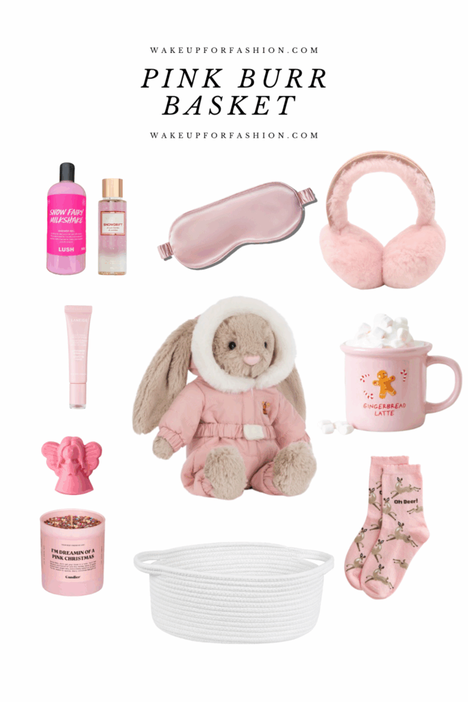 Pink burr basket