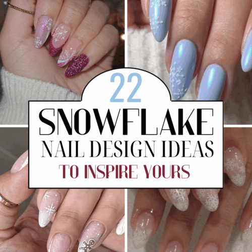 22 Snowflake Nail Designs To Inspire Your Christmas Nails