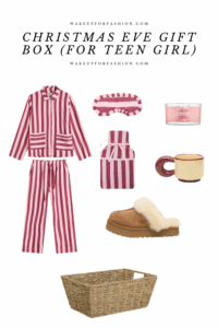 teen girl Christmas Eve box