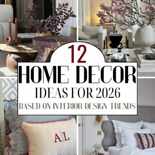 home decor ideas based on popular interior design trends