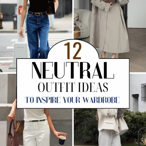 neutral outfit ideas for women.