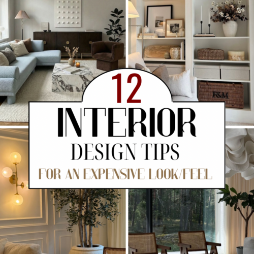 interior design tips to make a home look more expensive