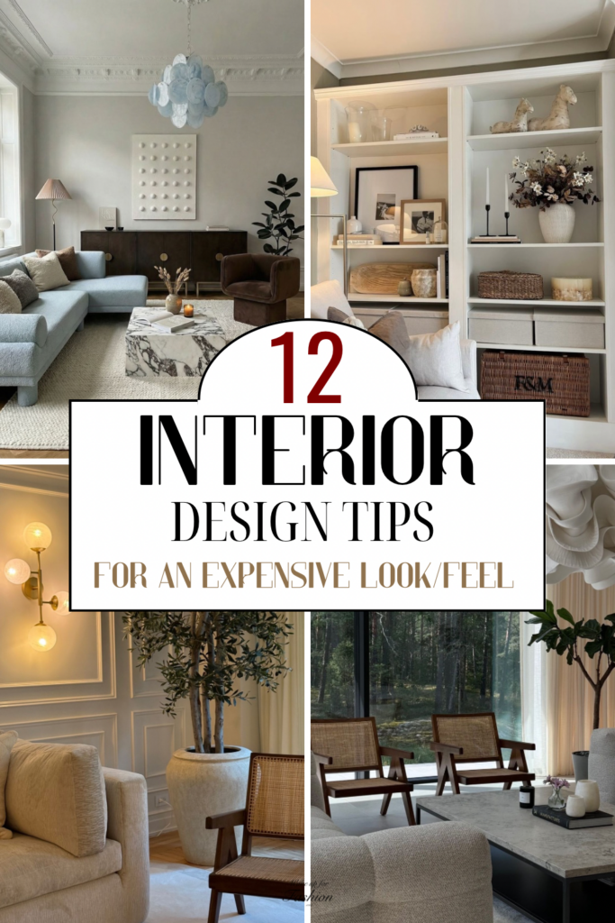 interior design tips to make a home look more expensive