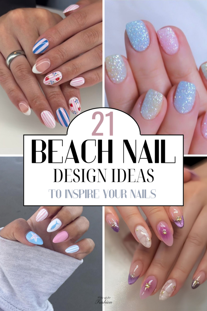 beach nail designs